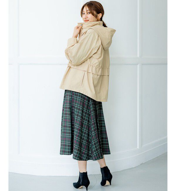 組曲「シアーツイルチェック フレアスカート」|スカート|
