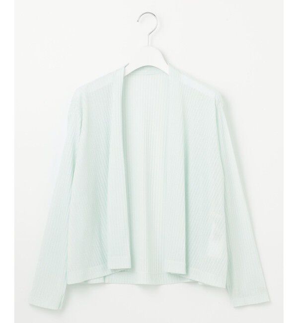 自由区「【アンサンブル対応・洗える】ハンディ カーディガン ショート丈」|カーディガン|