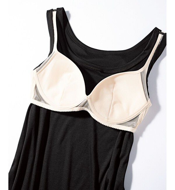 自由区「【ワコールコラボ】【カタログ掲載・洗える】レーシーニット ドレス」|スーツ|