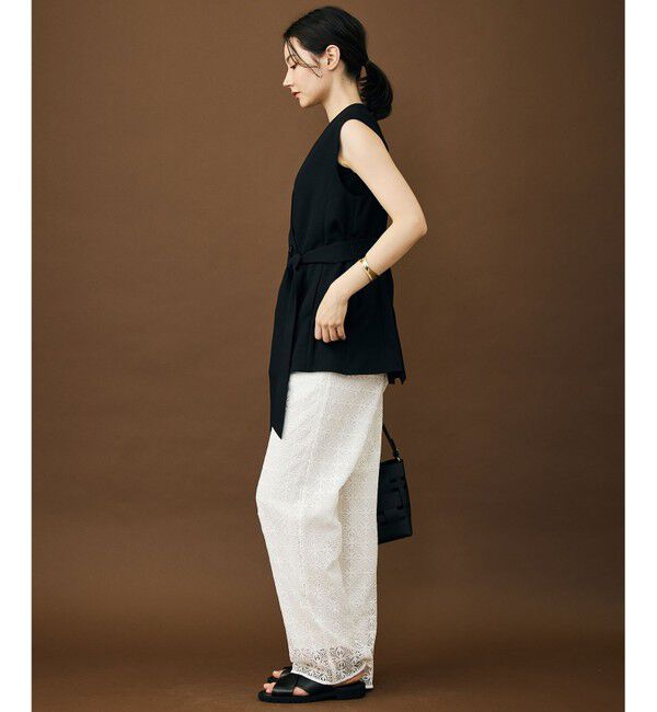 自由区「【カタログ掲載】リラックスバスケットノーカラー ジレ」|ベスト・ジレ|