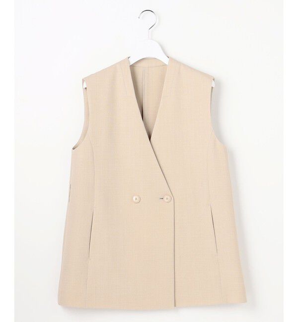 自由区「【カタログ掲載】リラックスバスケットノーカラー ジレ」|ベスト・ジレ|