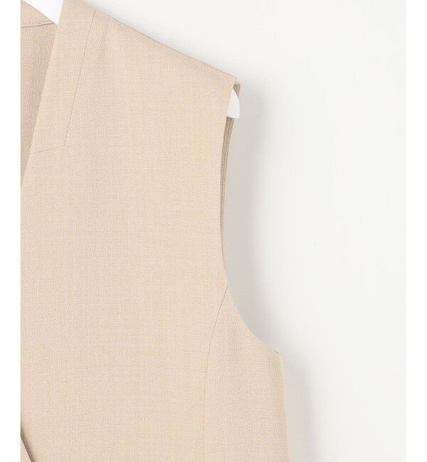 自由区「【カタログ掲載】リラックスバスケットノーカラー ジレ」|ベスト・ジレ|