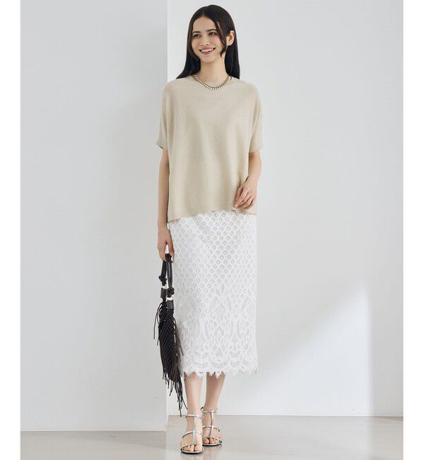 自由区「【カタログ掲載】ドライシアーファインゲージプルオーバー ニット」|ニット・セーター|