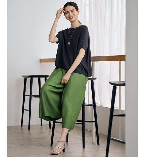 自由区「【カタログ掲載】ドライシアーファインゲージプルオーバー ニット」|ニット・セーター|