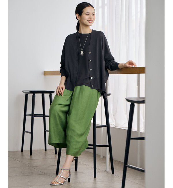 自由区「【カタログ掲載】ドライシアーファインゲージプルオーバー ニット」|ニット・セーター|