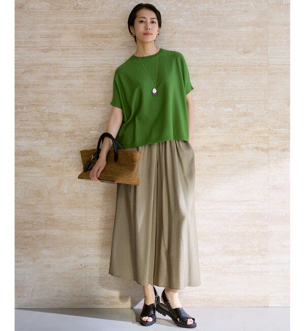 自由区「【カタログ掲載】ドライシアーファインゲージプルオーバー ニット」|ニット・セーター|