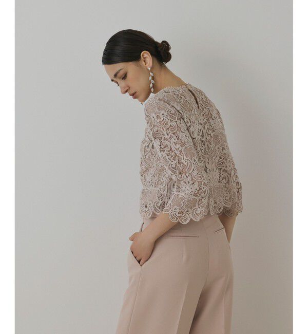 GRACE CONTINENTAL「レ－スブラウス」|シャツ・ブラウス|