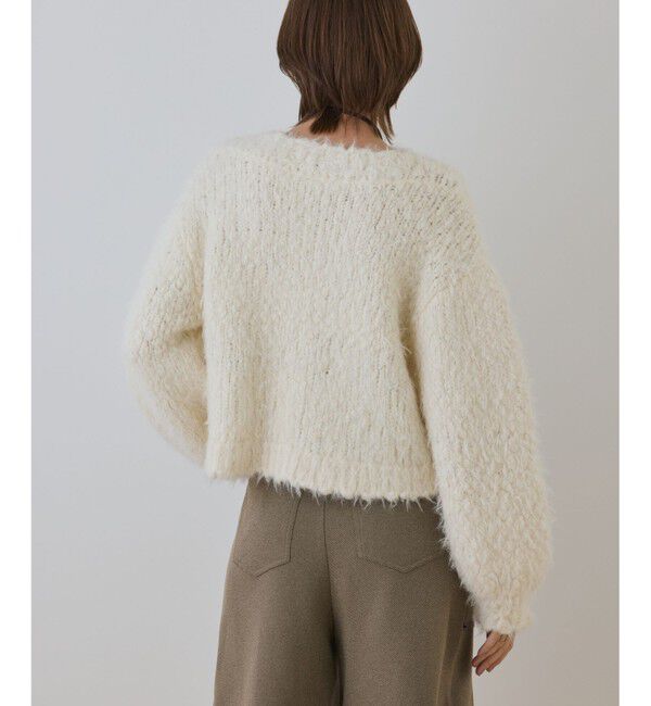 GRACE CONTINENTAL「バルキーフェザーニットトップ」|ニット・セーター|