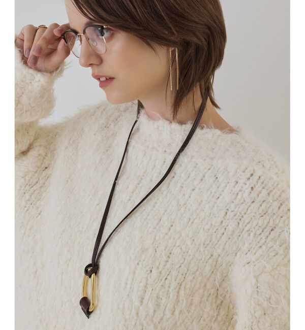 GRACE CONTINENTAL「バルキーフェザーニットトップ」|ニット・セーター|