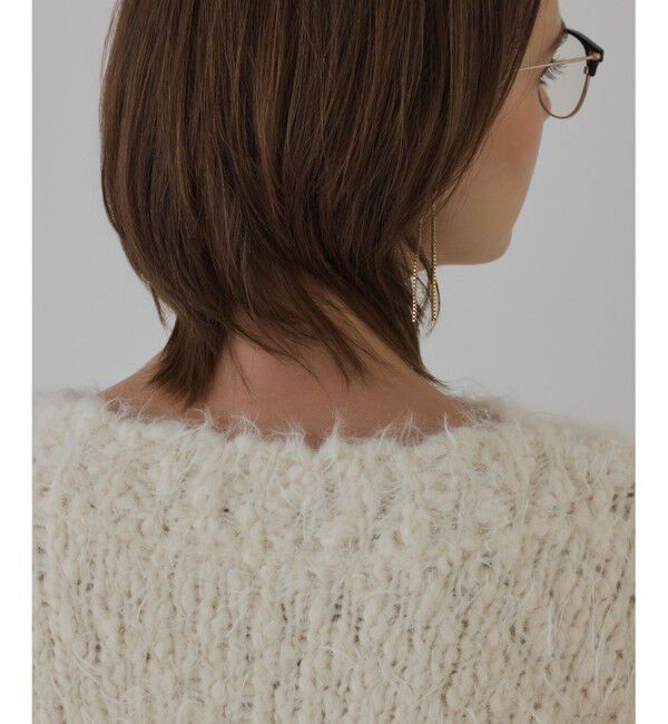 GRACE CONTINENTAL「バルキーフェザーニットトップ」|ニット・セーター|