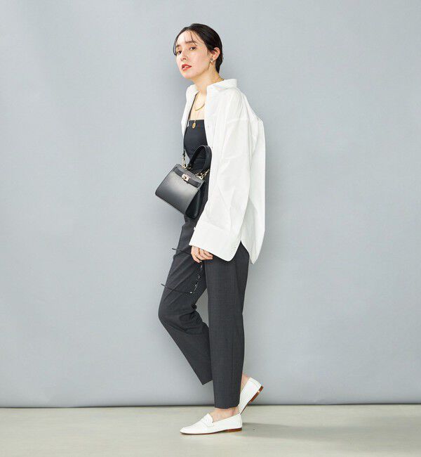 NOLLEY'S「NMPウールトロテーパードパンツ」|チノ|