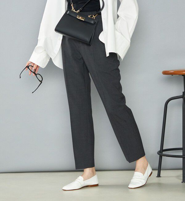 NOLLEY'S「NMPウールトロテーパードパンツ」|チノ|