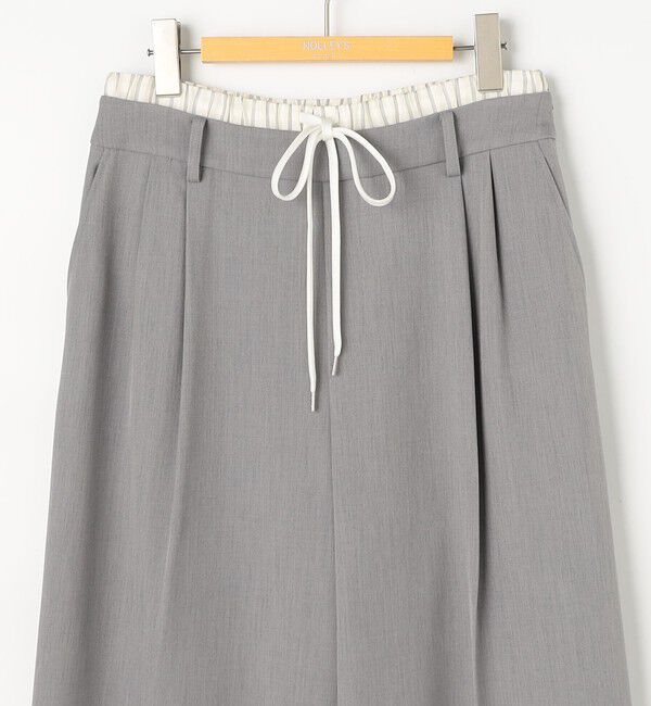 NOLLEY'S sophi「ウォッシャブルWウエストワイドパンツ」|その他|