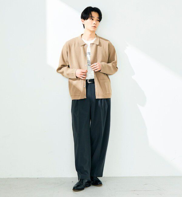 GLOSTER「【品よく羽織れる】COACH KNITカーデ」|カーディガン|