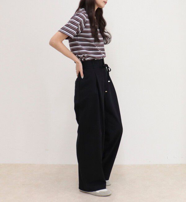 fredy emue「ハイゲージタックパンツ」|チノ|