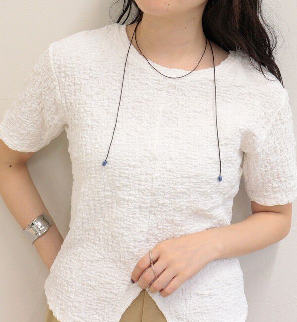fredy emue「ビーズエンドコードチョーカー」|ネックレス|