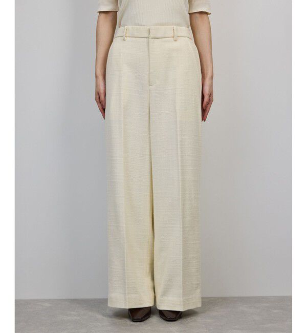 ROPE「MANTECO(マンテコ) コットンライトツイードパンツ/イージーケア」|チノ|