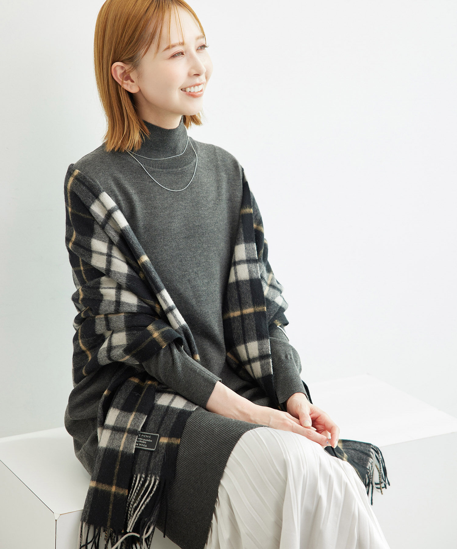 Rope&rsquo;Picnic「ミニ丈ニットワンピース」|ワンピース|