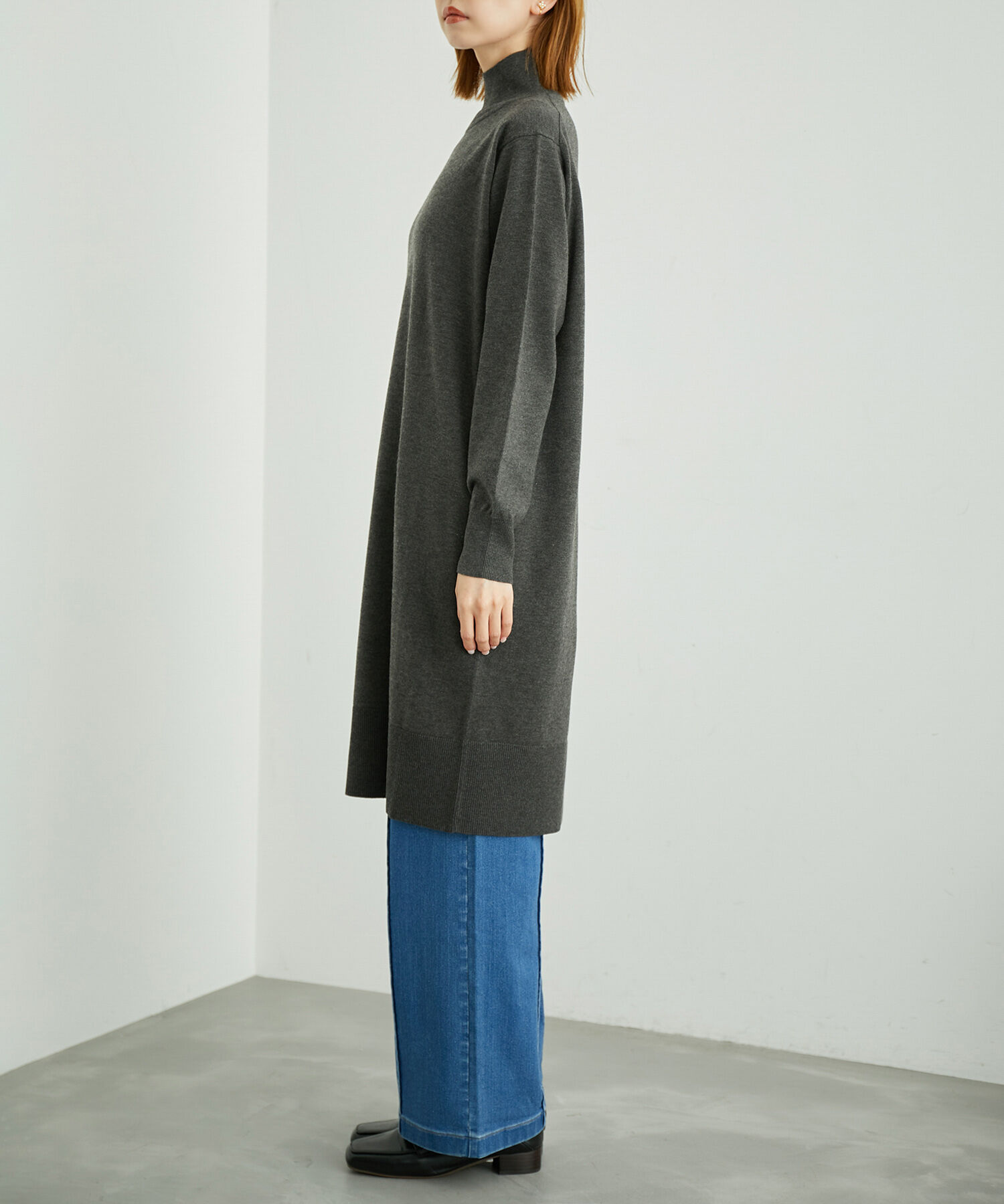 Rope&rsquo;Picnic「ミニ丈ニットワンピース」|ワンピース|