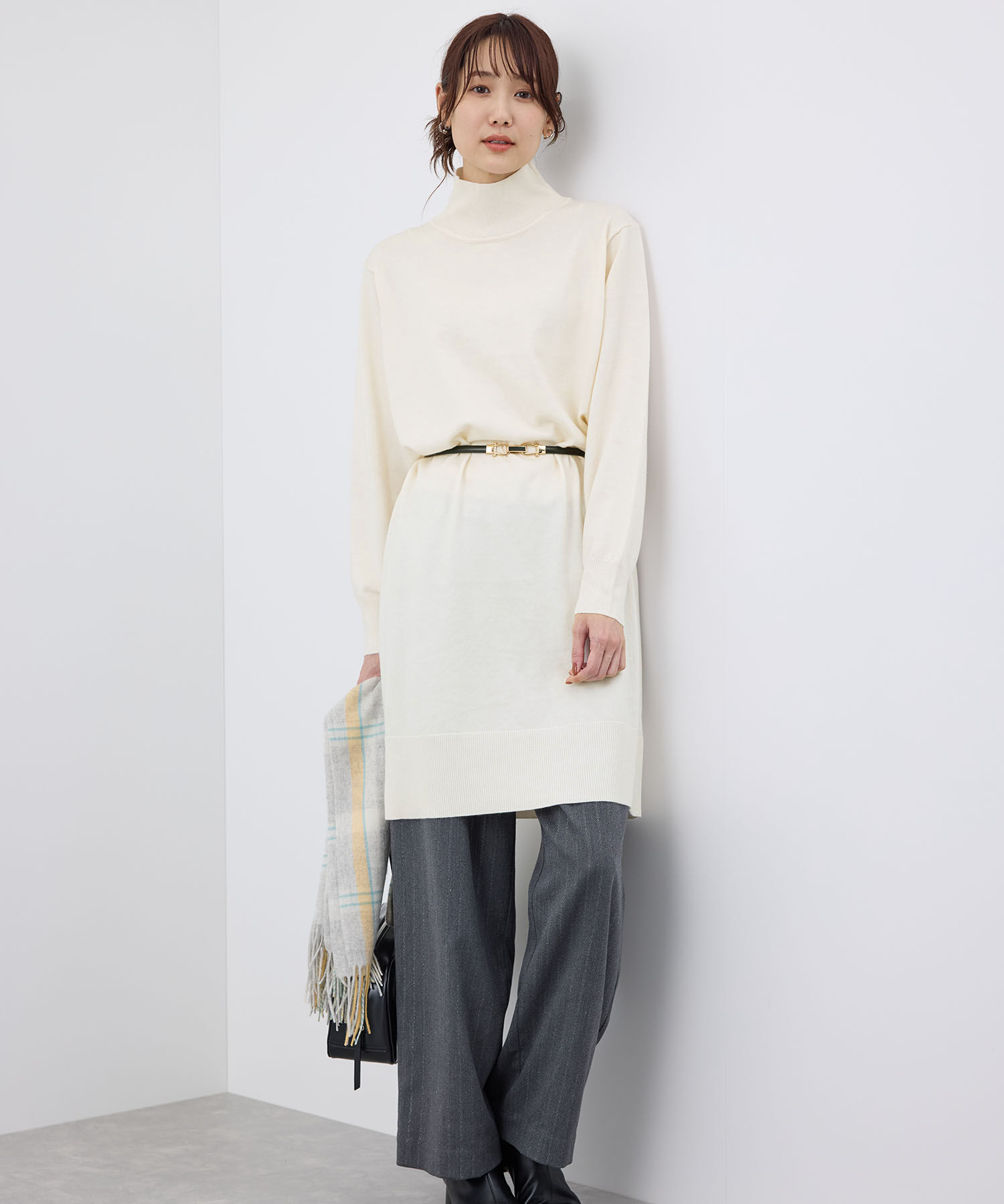 Rope&rsquo;Picnic「ミニ丈ニットワンピース」|ワンピース|