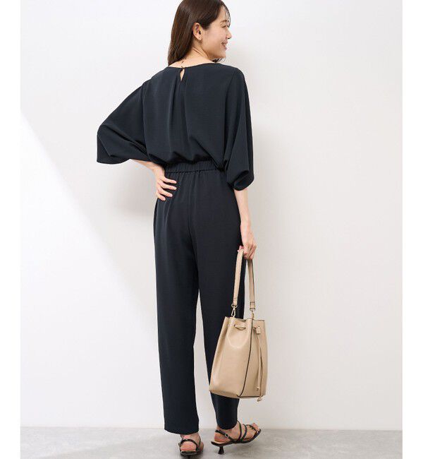 Rope&rsquo;Picnic「【イージーケア】ジョーゼットスラックスパンツ/セットアップ対応」|チノ|