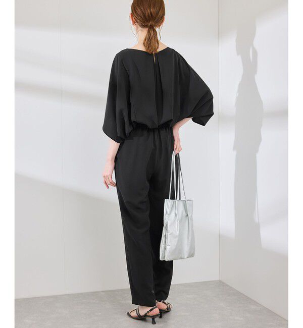 Rope&rsquo;Picnic「【イージーケア】ジョーゼットスラックスパンツ/セットアップ対応」|チノ|