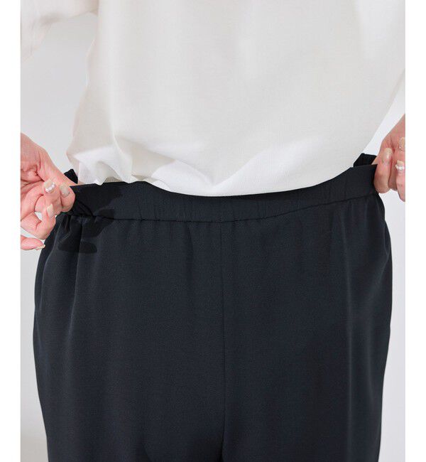 Rope&rsquo;Picnic「【イージーケア】ジョーゼットスラックスパンツ/セットアップ対応」|チノ|