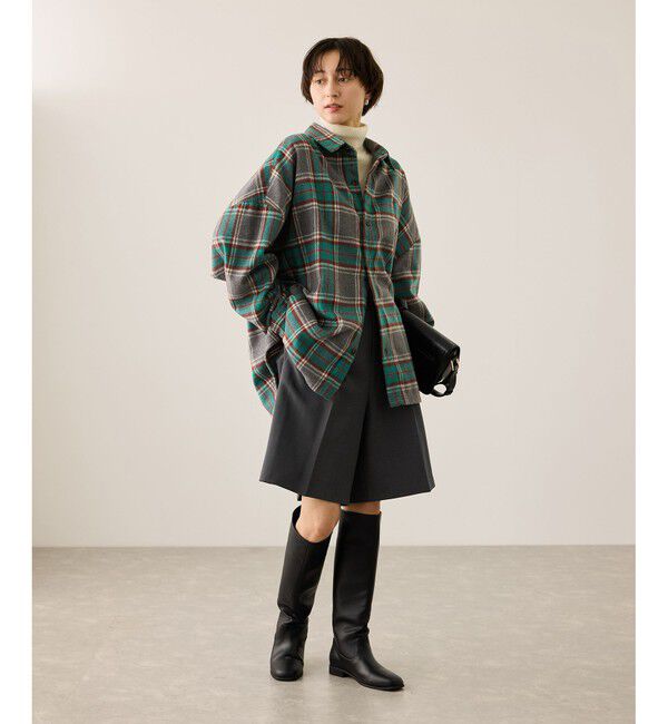 Rope&rsquo;Picnic「ウエストタックハーフパンツ」|チノ|