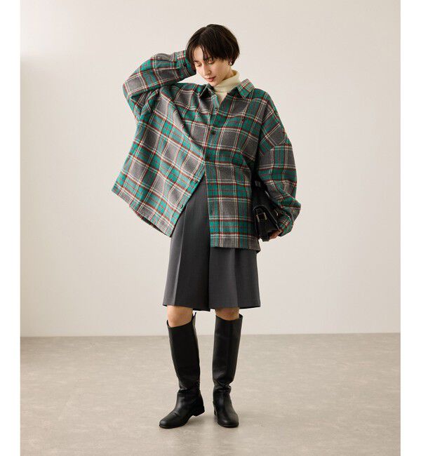 Rope&rsquo;Picnic「ウエストタックハーフパンツ」|チノ|