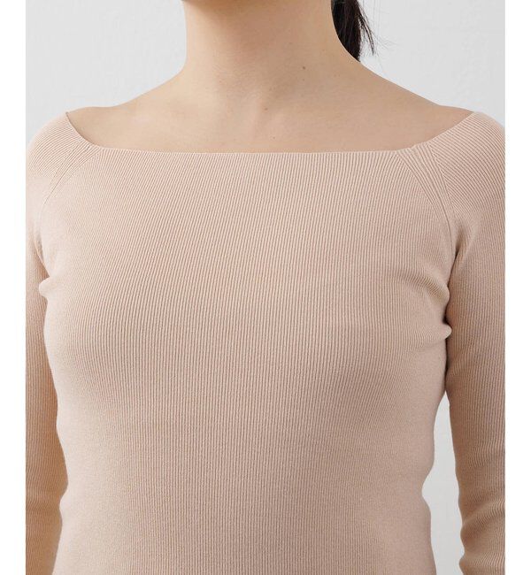 THE PAUSE「【THE PAUSE】オフショルニットプルオーバー」|ニット・セーター|