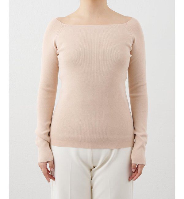 THE PAUSE「【THE PAUSE】オフショルニットプルオーバー」|ニット・セーター|