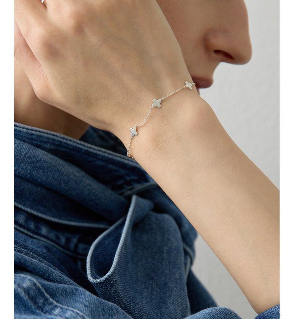 Hoaw.「【Hoaw.】Flower Chain ブレスレット」|リング|シルバー系