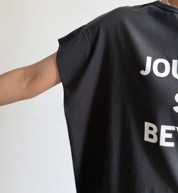  「【WEB限定】袖タックフレンチスリーブロゴTEE」|Tシャツ・カットソー|