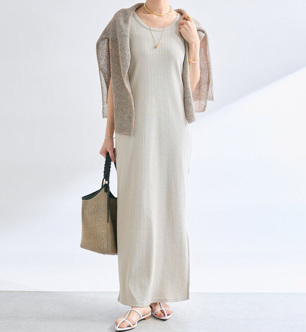  「【マイナス3kg/レビュー高評価☆】2WAYリブタンクワンピース」|ワンピース|