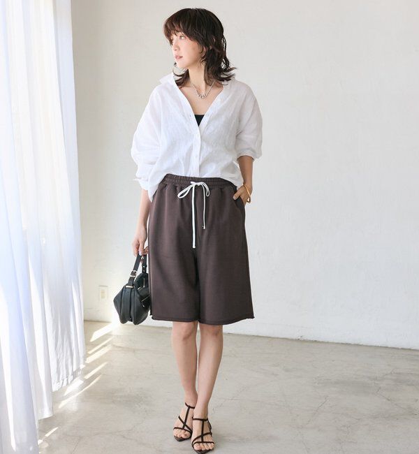  「予約【名品/サイズ展開あり】リネンワイドシャツ」|シャツ・ブラウス|