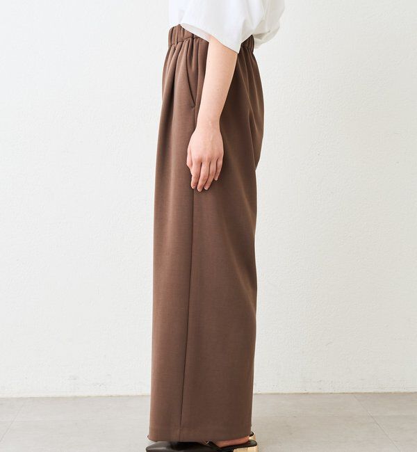 「予約【セットアップ着用可能/接触冷感機能付き】ドレーピーカットスラックス」|チノ|