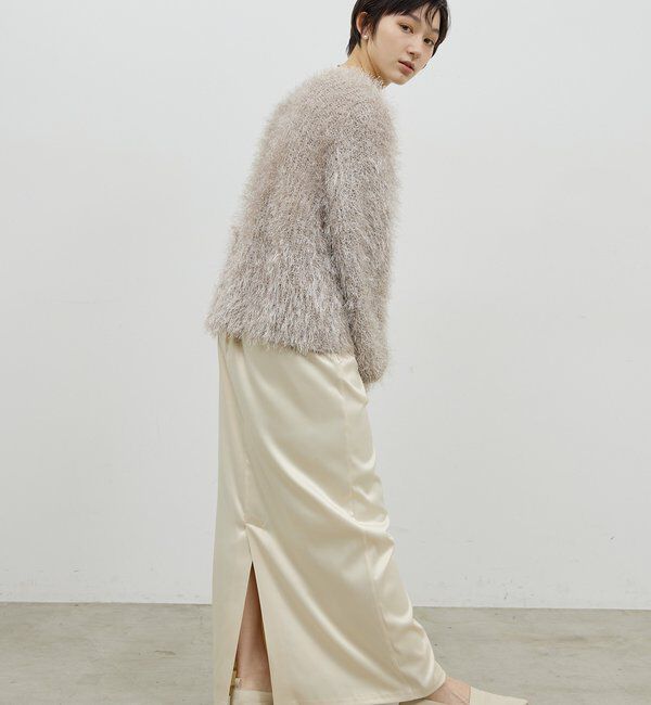  「【ルミネ限定カラー】【手洗い可能】ストレッチサテンタイトスカート」|スカート|