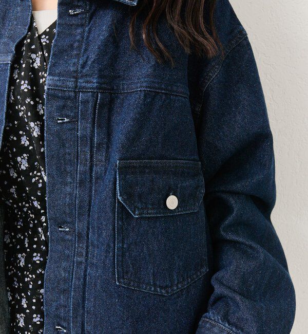  「オーバーデニムジャケット」|デニムジャケット|