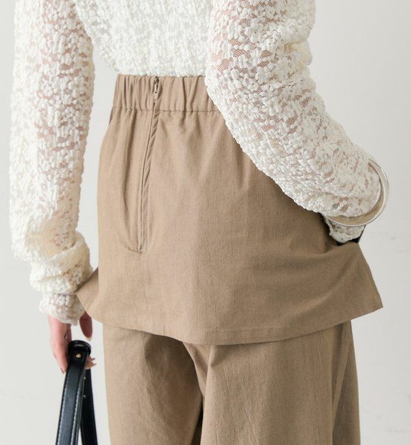  「レイヤードロングパンツ」|チノ|