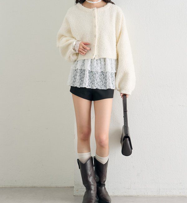  「26SSミニフリンジカーディガン」|カーディガン|