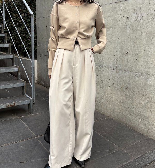  「ダンボールタックスリーブカーディガン」|Tシャツ・カットソー|