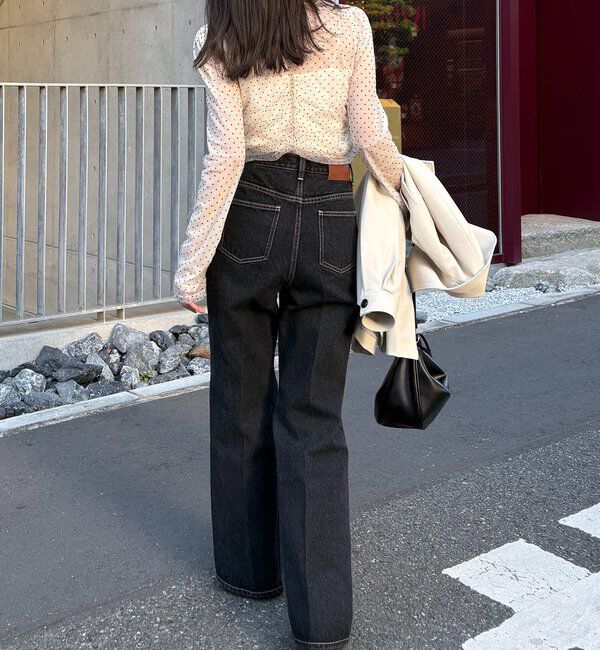  「【人気のため再販！セレモニーにも◎】フロッキードットブラウス」|シャツ・ブラウス|