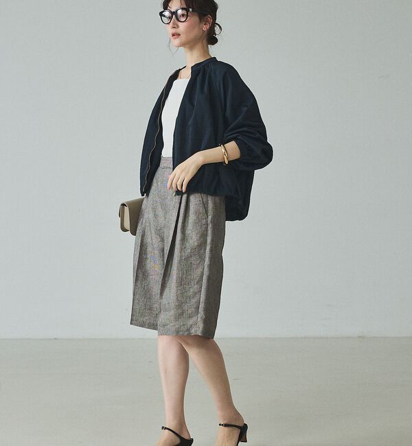 qualite「【大人のショートパンツ】ラメリネンショートパンツ/セットアップ対応」|その他|