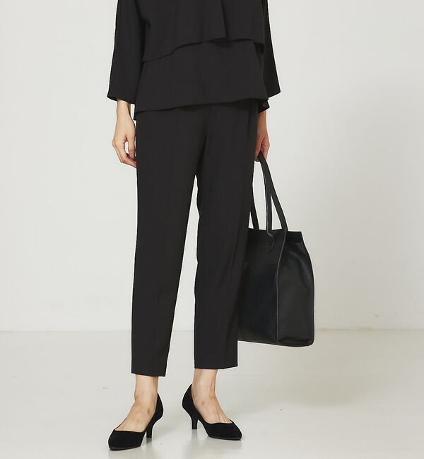 abahouse mavie「【エニデイカセット】ノーカラージャケット＆バックフレアパンツセットアップ」|スーツ|