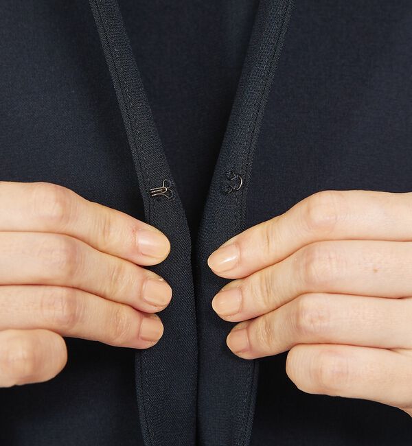 abahouse mavie「【WEB Domani掲載】【セットアップ対応/エニデイカセット】ノーカラーボレ」|ノーカラージャケット|