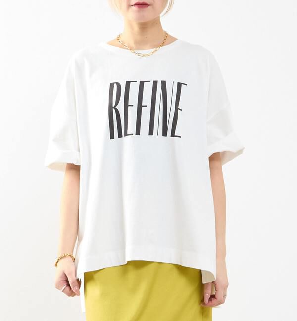 SOFFITTO「《定番》顔料染プリントTシャツ」|Tシャツ・カットソー|オフホワイト