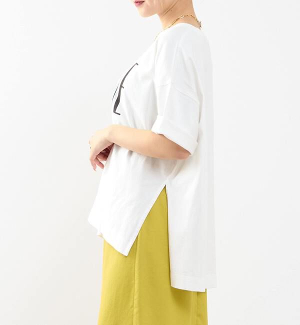 SOFFITTO「《定番》顔料染プリントTシャツ」|Tシャツ・カットソー|