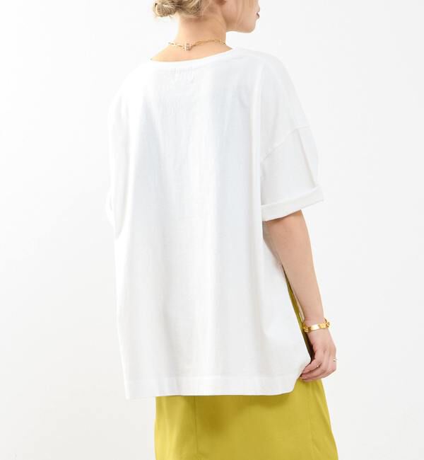 SOFFITTO「《定番》顔料染プリントTシャツ」|Tシャツ・カットソー|