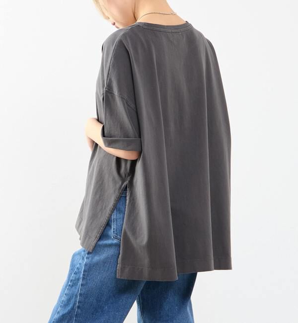 SOFFITTO「《定番》顔料染プリントTシャツ」|Tシャツ・カットソー|