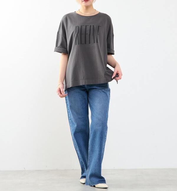 SOFFITTO「《定番》顔料染プリントTシャツ」|Tシャツ・カットソー|